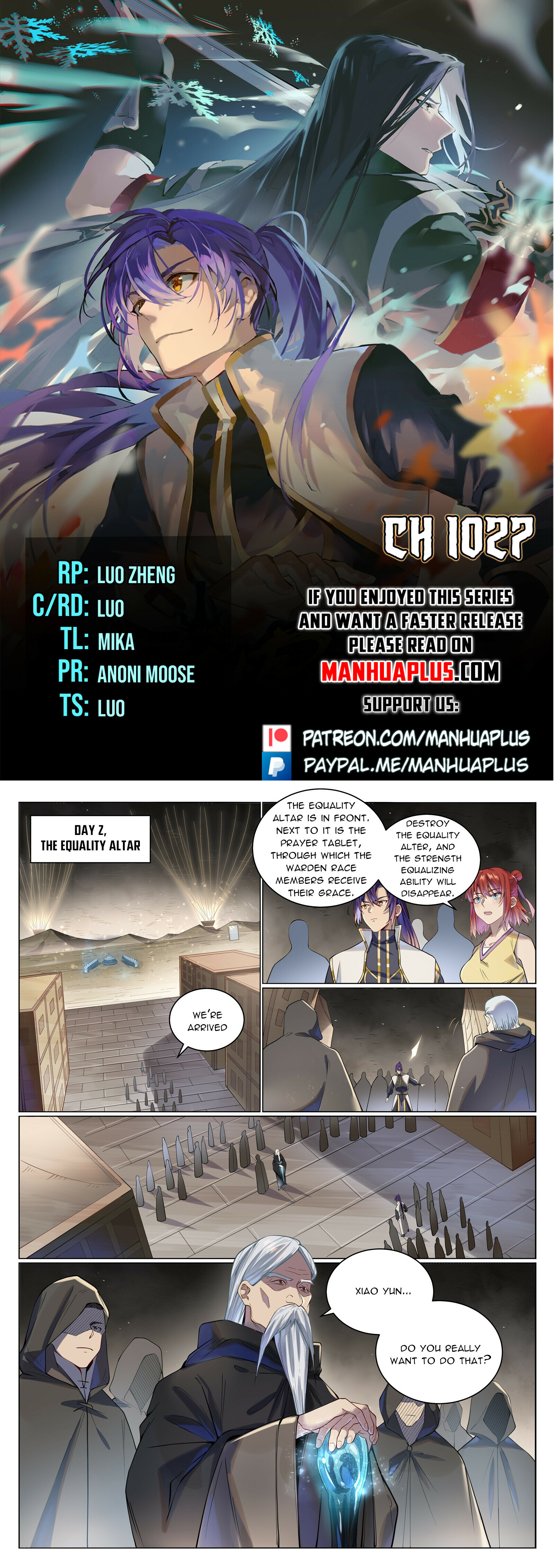Apotheosis Chapter 1027 - 1