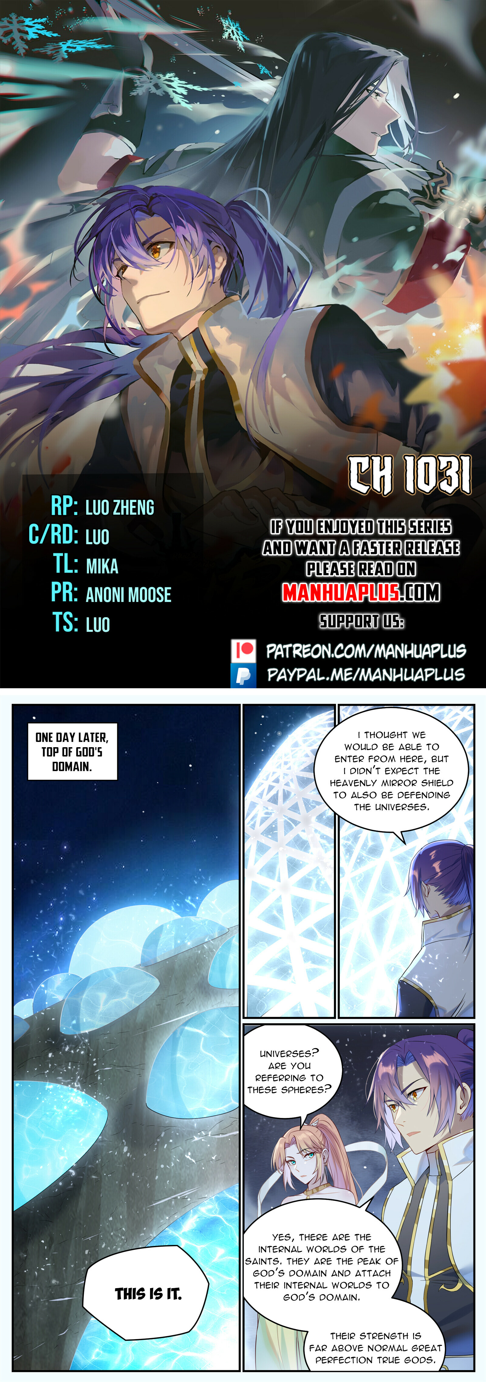 Apotheosis Chapter 1031 - 1