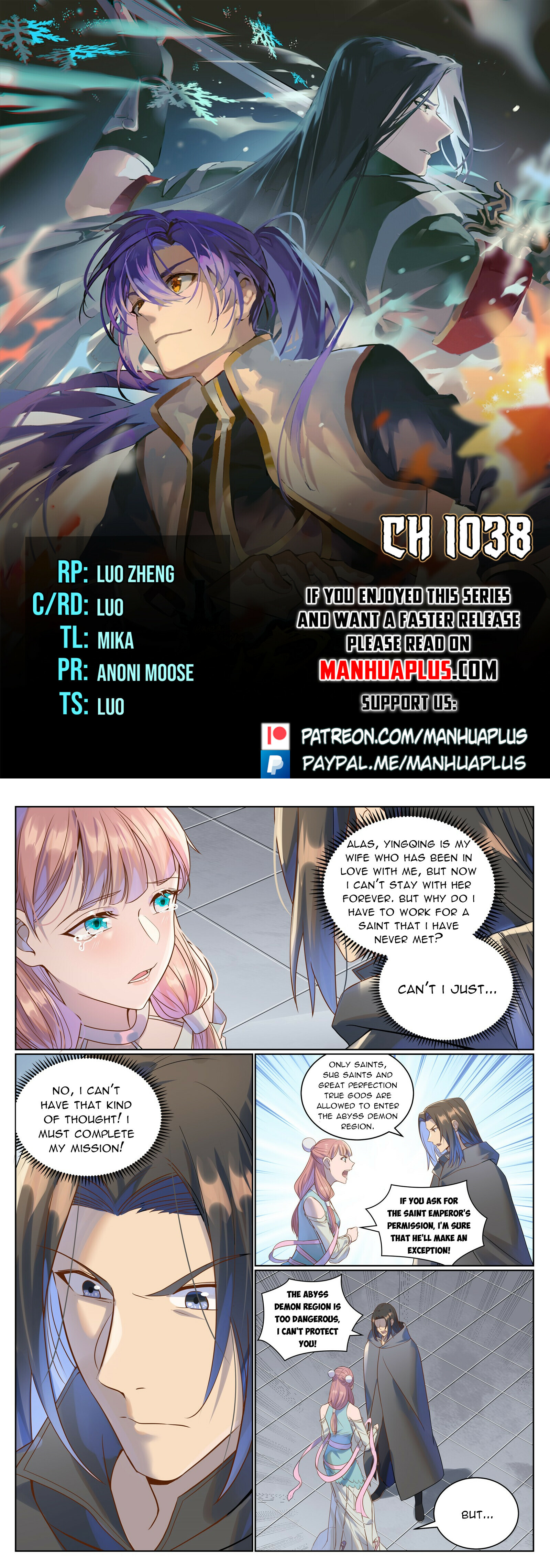 Apotheosis Chapter 1038 - 1