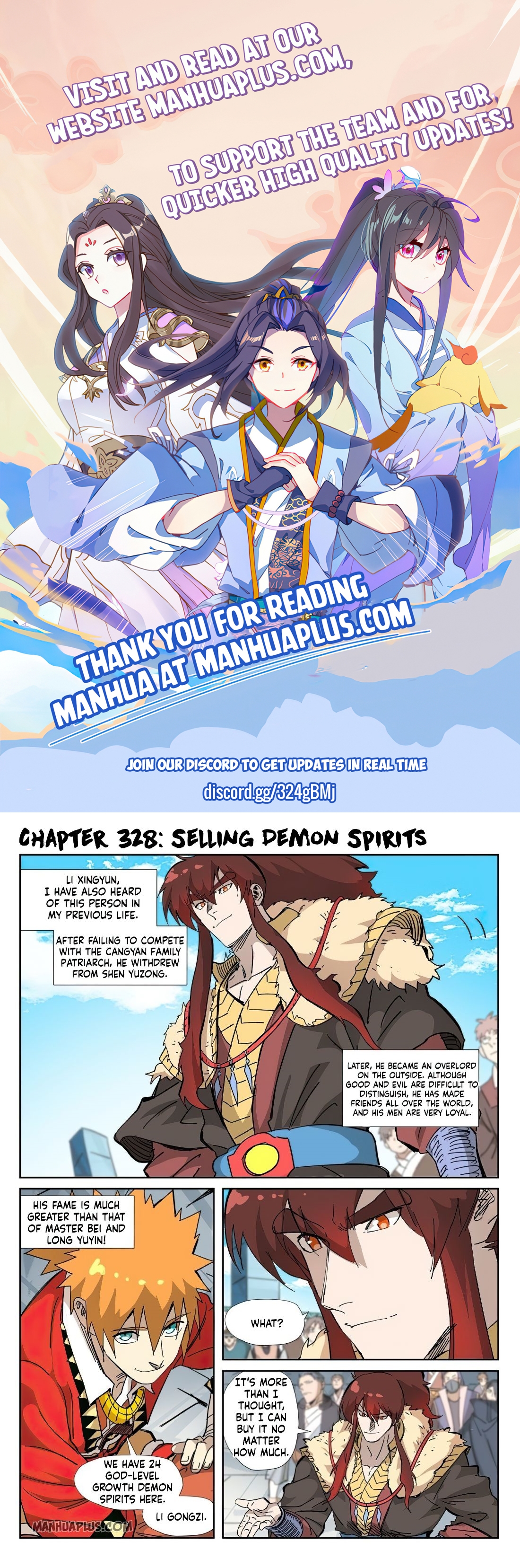 Tales Of Demons And Gods Chapter 328 - 1