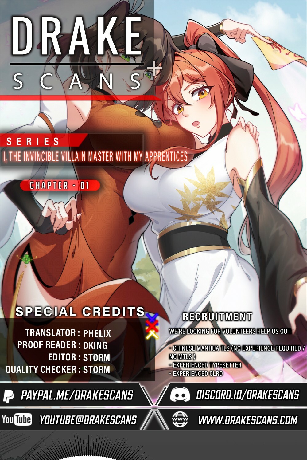I, The Invincible Villain Master With My Apprentices Chapter 1 - 1