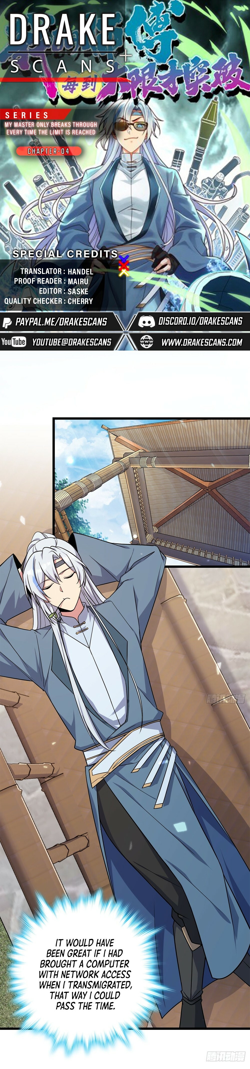 My Master Only Breaks Through Every Time the Limit Is Reached Chapter 4 - 1