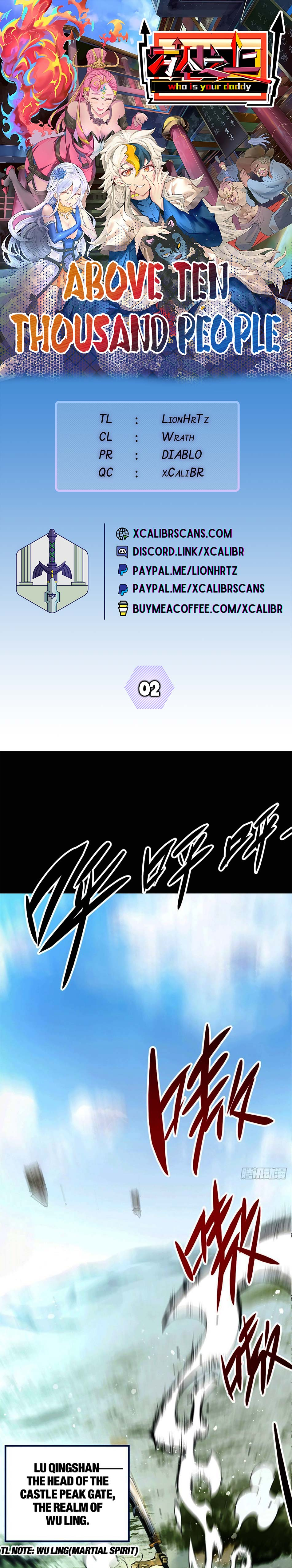 Above Ten Thousand People Chapter 2 - 1