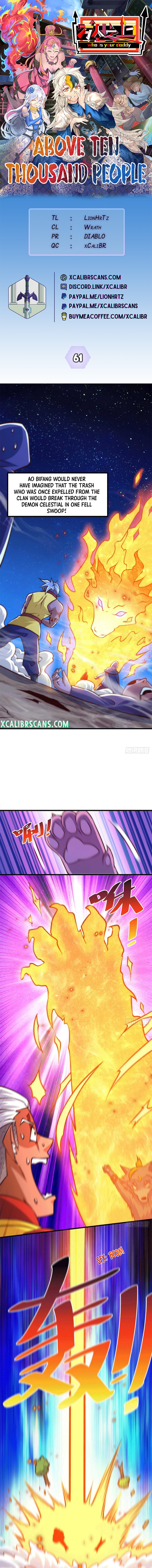Above Ten Thousand People Chapter 61 - 1