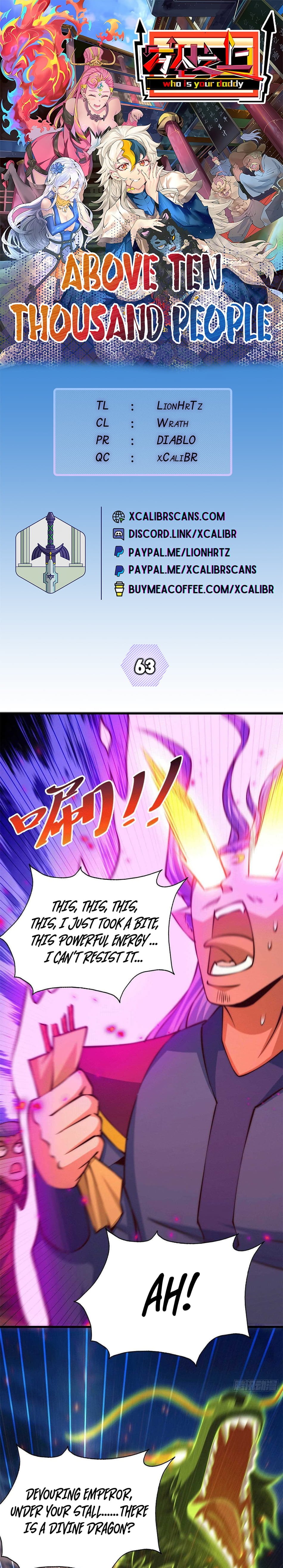 Above Ten Thousand People Chapter 63 - 1
