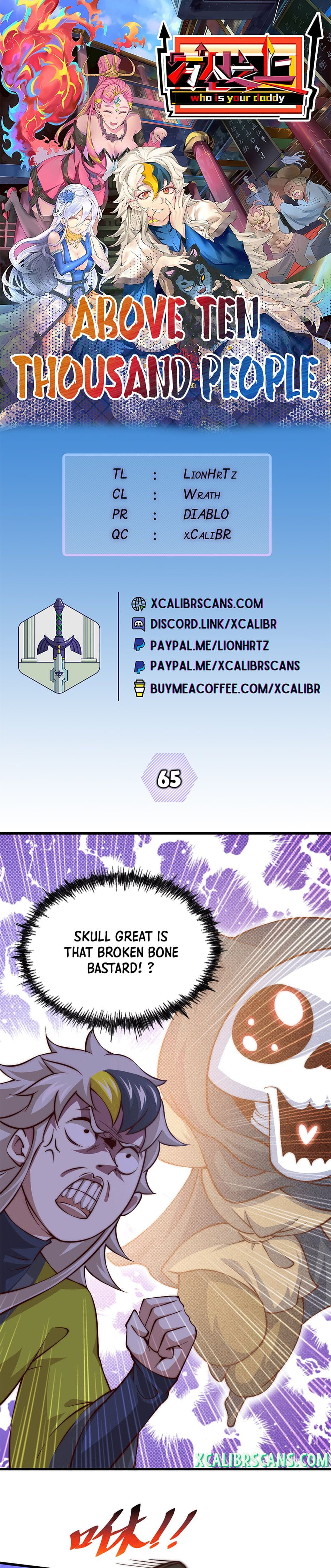 Above Ten Thousand People Chapter 65 - 1