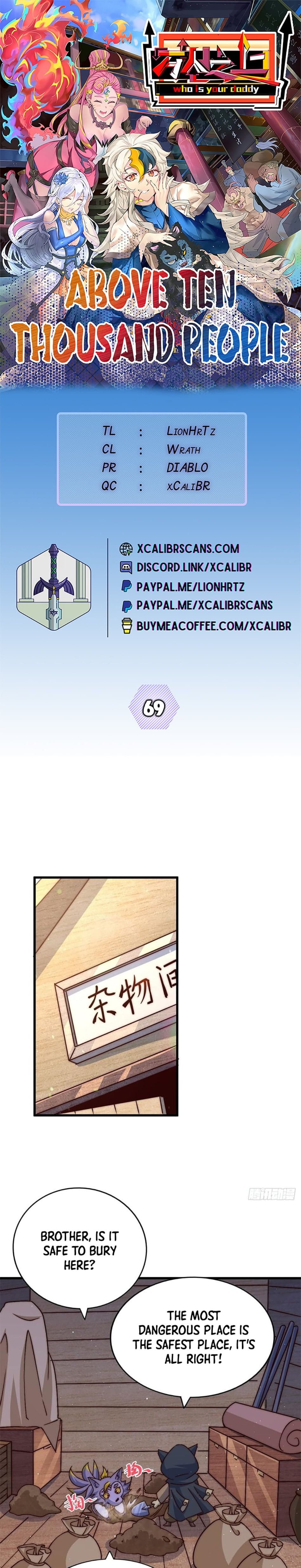 Above Ten Thousand People Chapter 69 - 1
