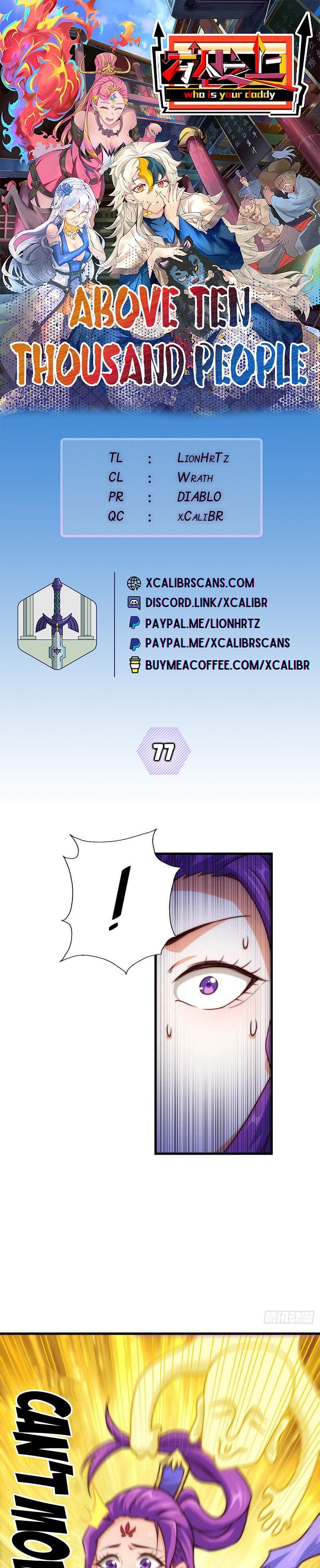 Above Ten Thousand People Chapter 77 - 1