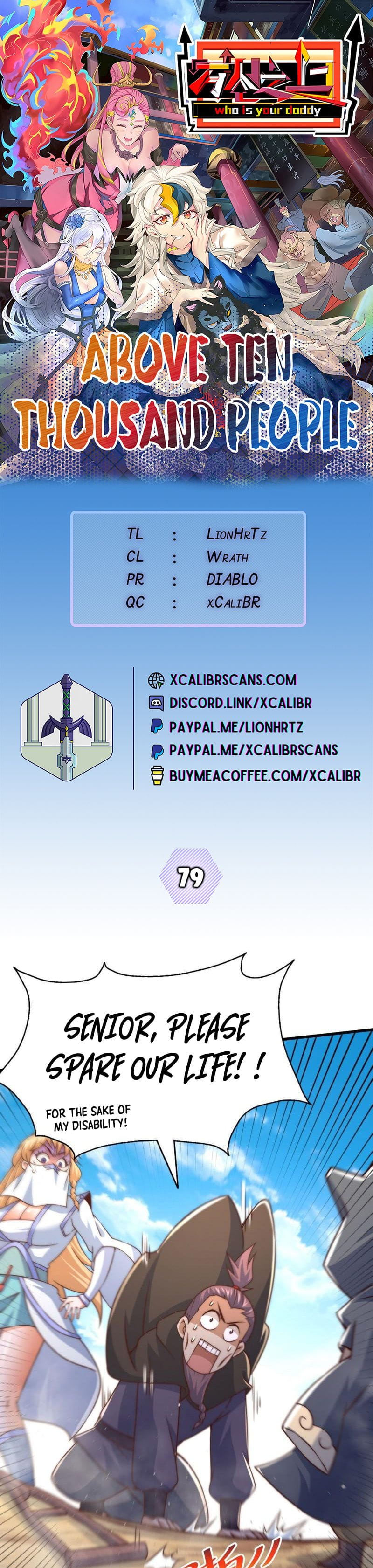 Above Ten Thousand People Chapter 79 - 1