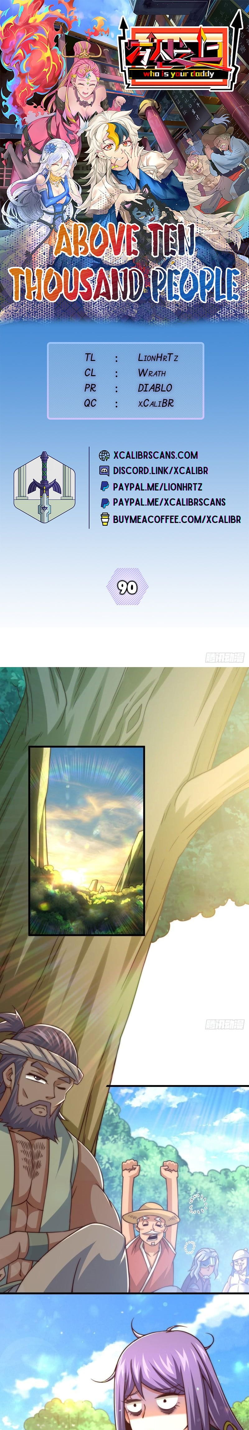 Above Ten Thousand People Chapter 90 - 1