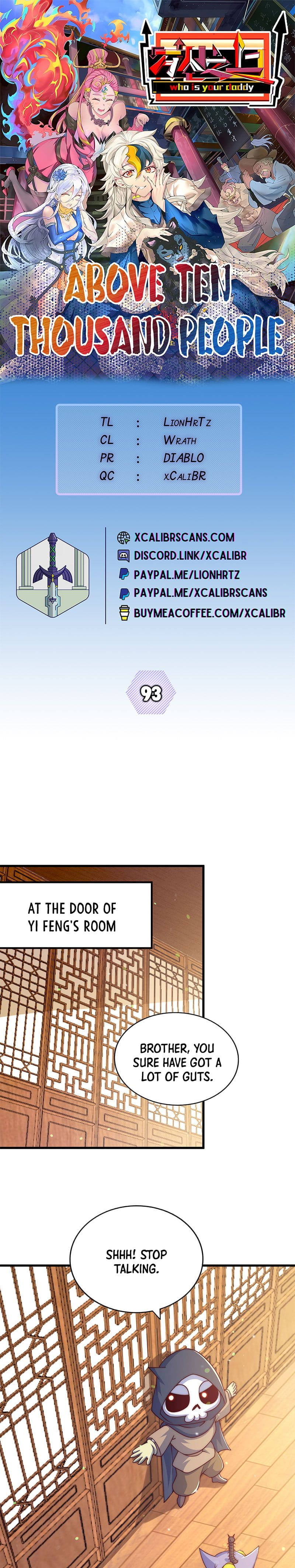 Above Ten Thousand People Chapter 93 - 1