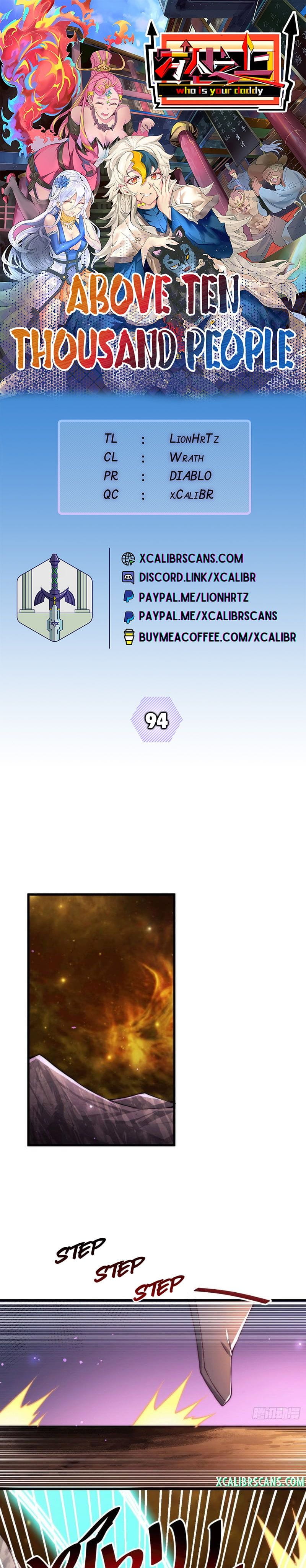 Above Ten Thousand People Chapter 94 - 1