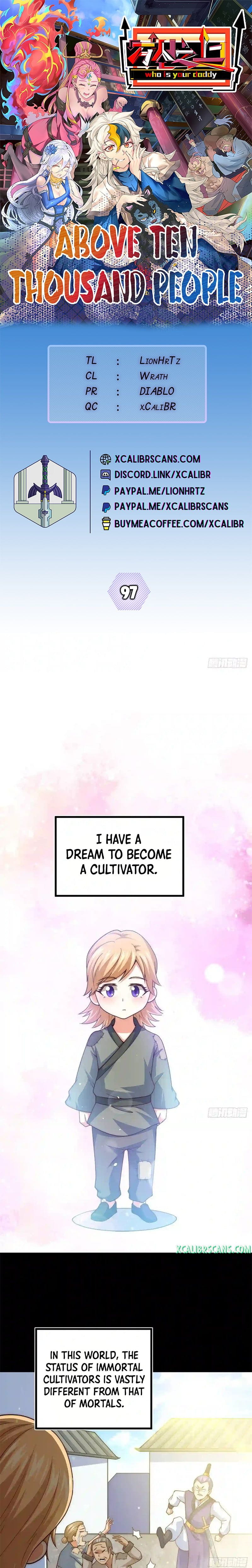 Above Ten Thousand People Chapter 97 - 1