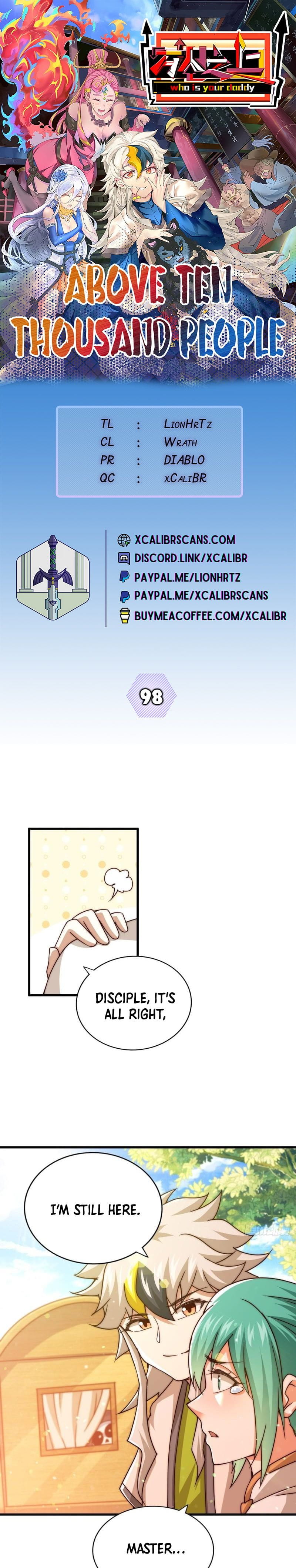 Above Ten Thousand People Chapter 98 - 1