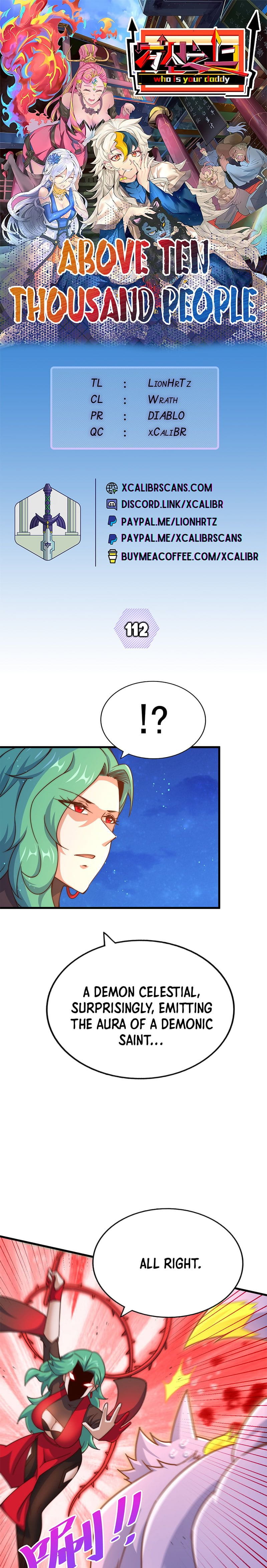 Above Ten Thousand People Chapter 112 - 1