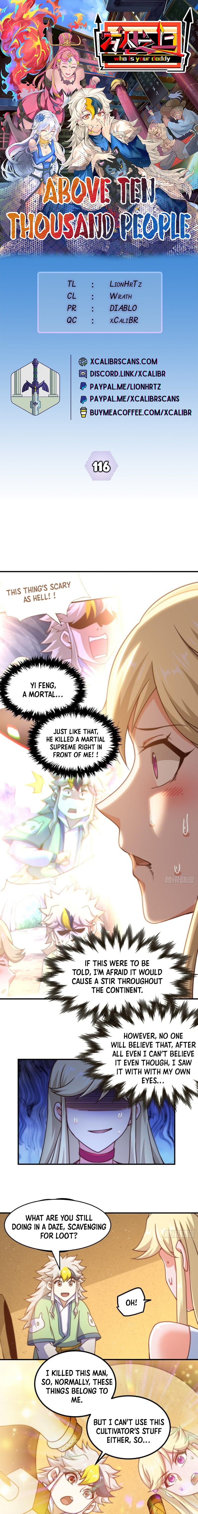 Above Ten Thousand People Chapter 116 - 1