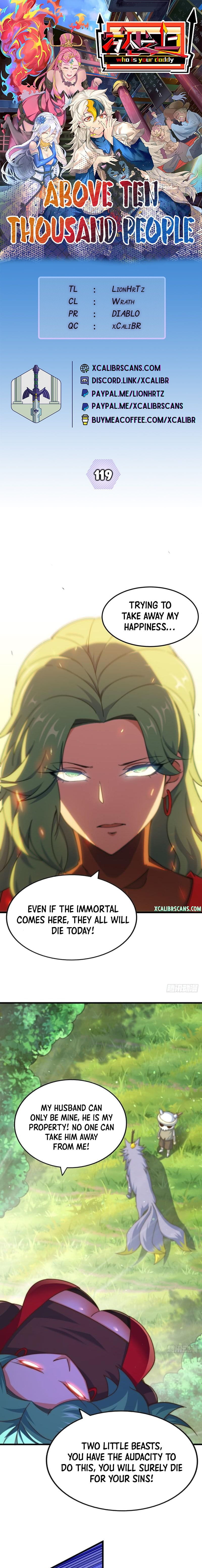 Above Ten Thousand People Chapter 119 - 1