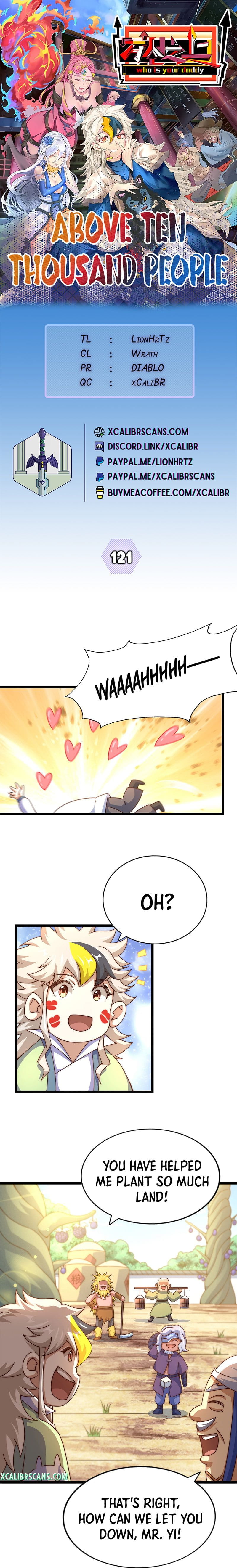 Above Ten Thousand People Chapter 121 - 1