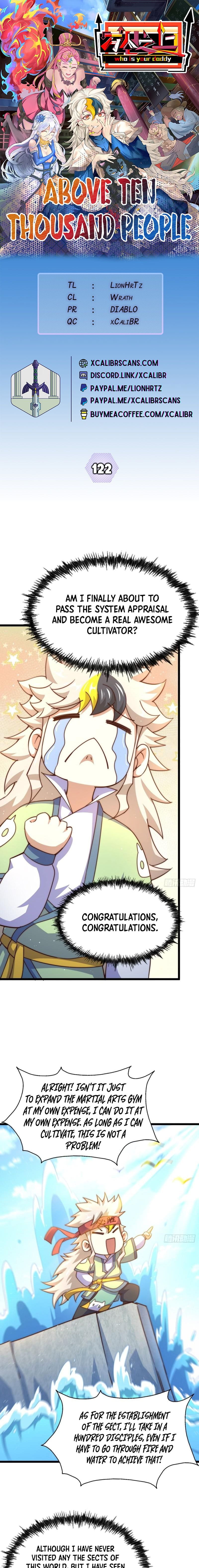 Above Ten Thousand People Chapter 122 - 1