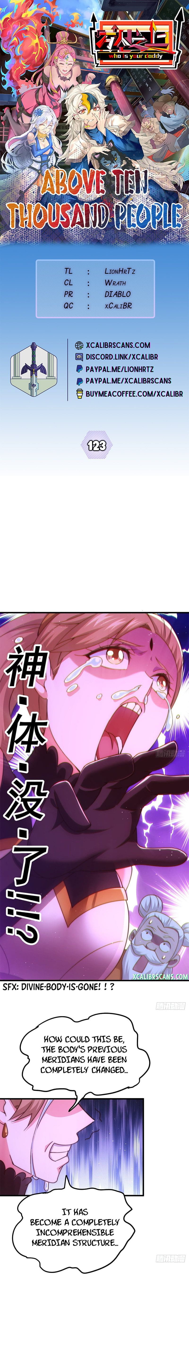 Above Ten Thousand People Chapter 123 - 1