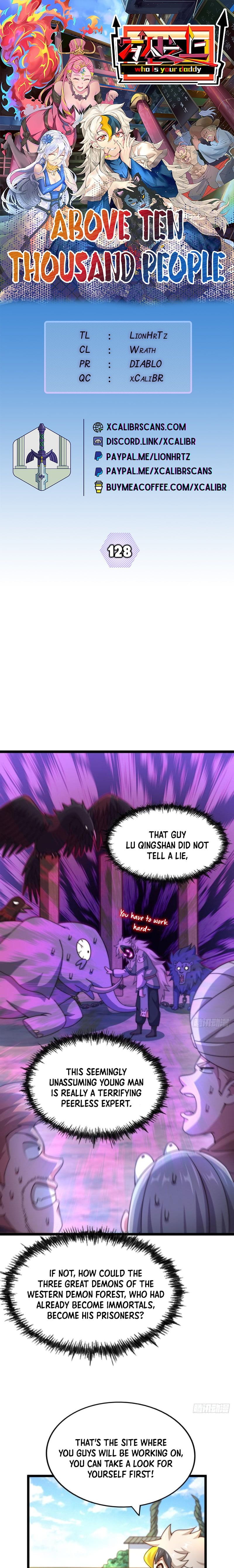Above Ten Thousand People Chapter 128 - 1
