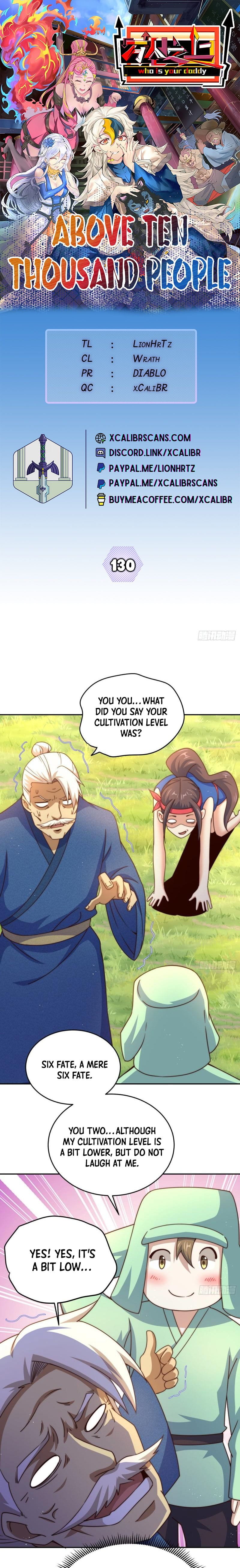 Above Ten Thousand People Chapter 130 - 1