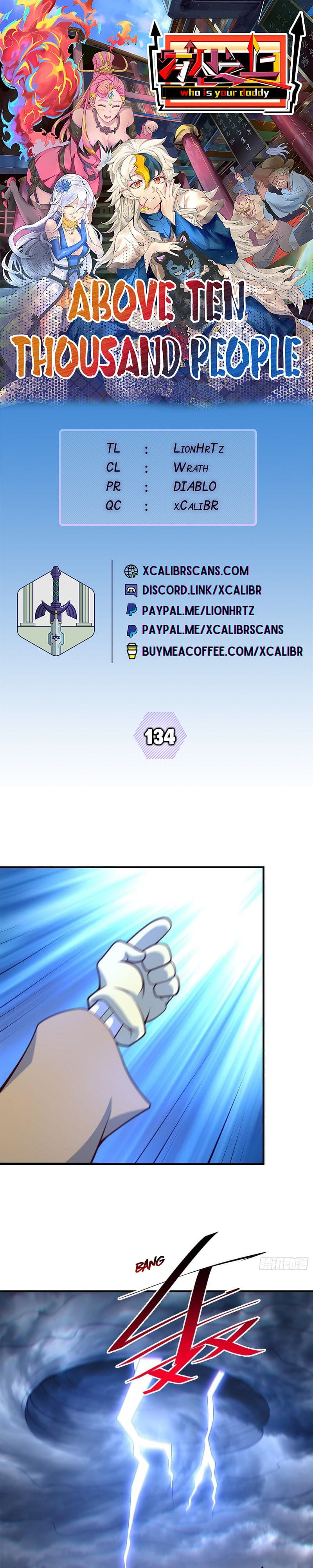 Above Ten Thousand People Chapter 134 - 1
