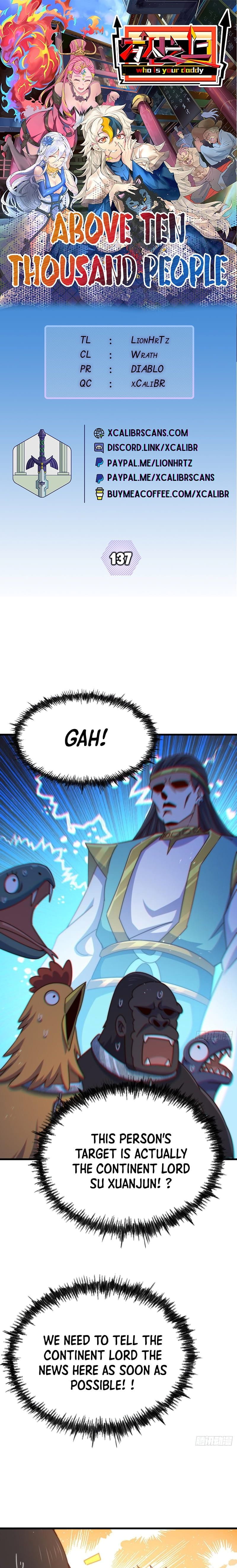 Above Ten Thousand People Chapter 138 - 1
