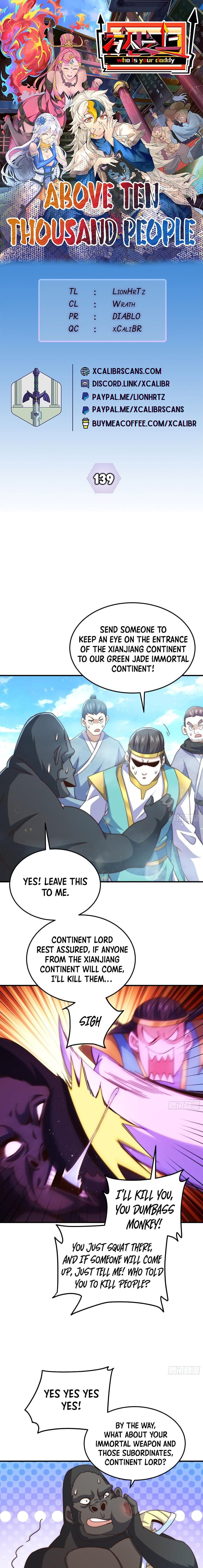 Above Ten Thousand People Chapter 139 - 1