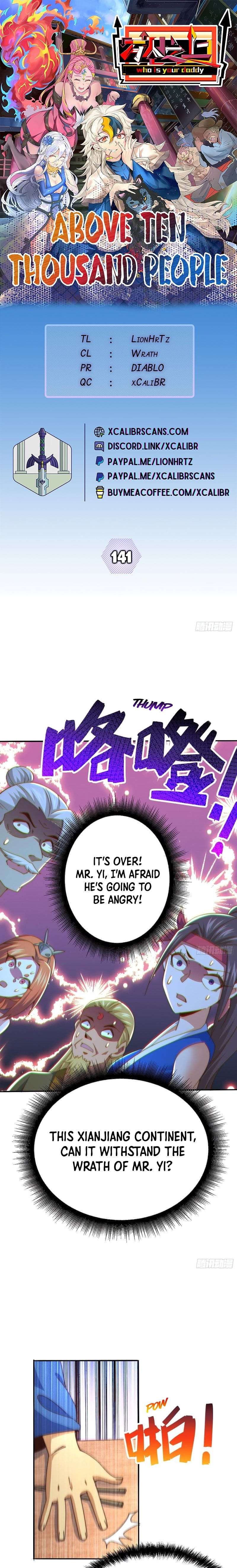 Above Ten Thousand People Chapter 141 - 1
