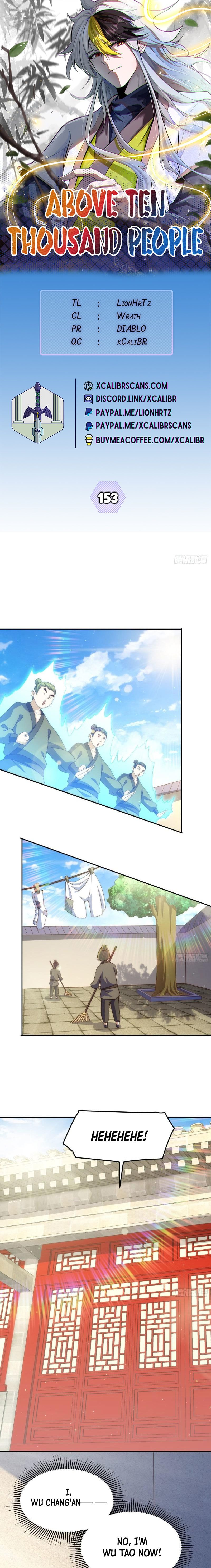 Above Ten Thousand People Chapter 153 - 1
