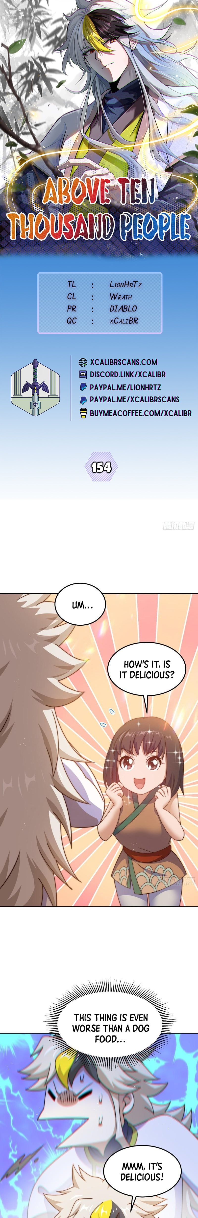 Above Ten Thousand People Chapter 154 - 1