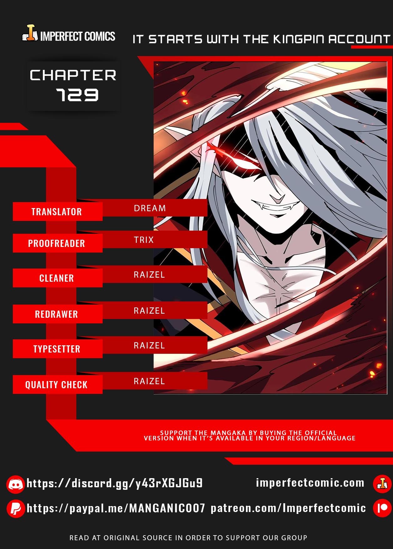 It Starts With a Kingpin Account Chapter 129 - 1