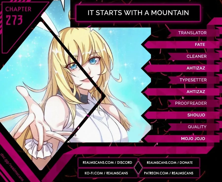It Starts With A Mountain Chapter 273 - 1