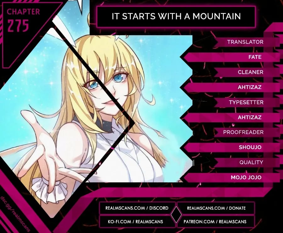 It Starts With A Mountain Chapter 275 - 1