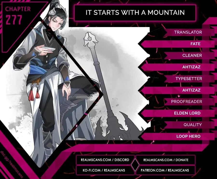 It Starts With A Mountain Chapter 277 - 1