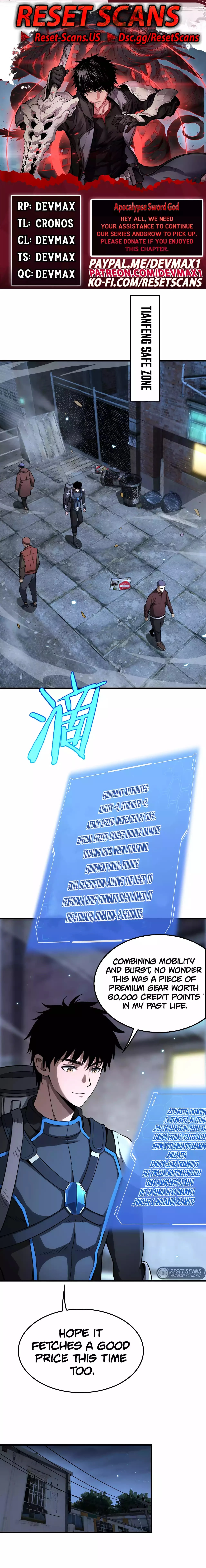 Apocalypse Sword God Chapter 9 - 1