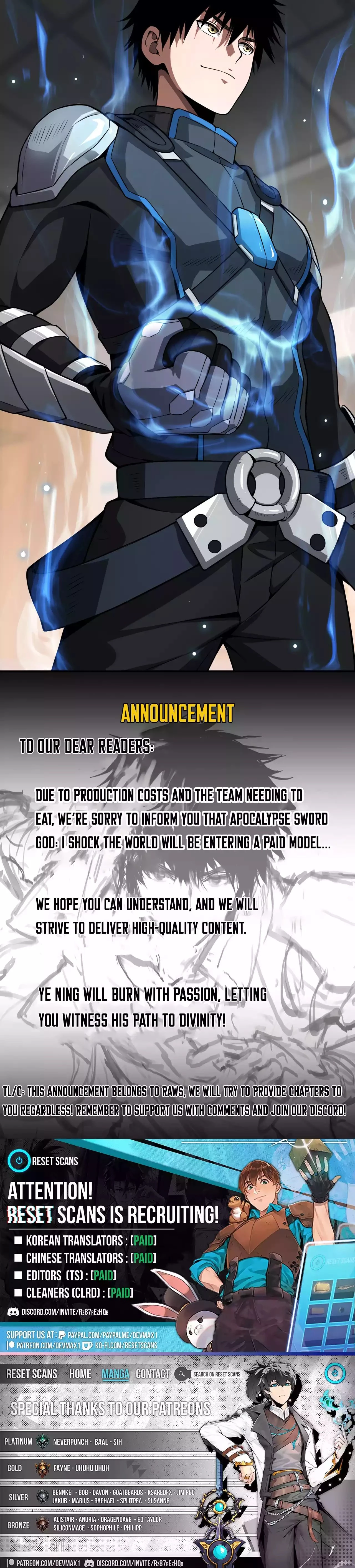 Apocalypse Sword God Chapter 9 - 20