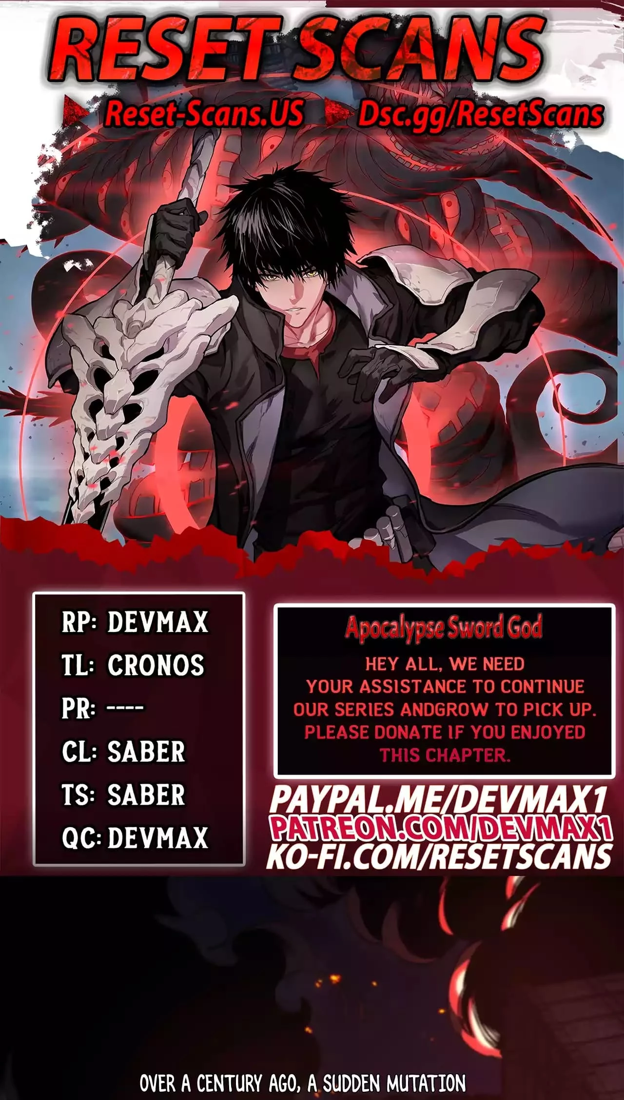 Apocalypse Sword God Chapter 1.1 - 2