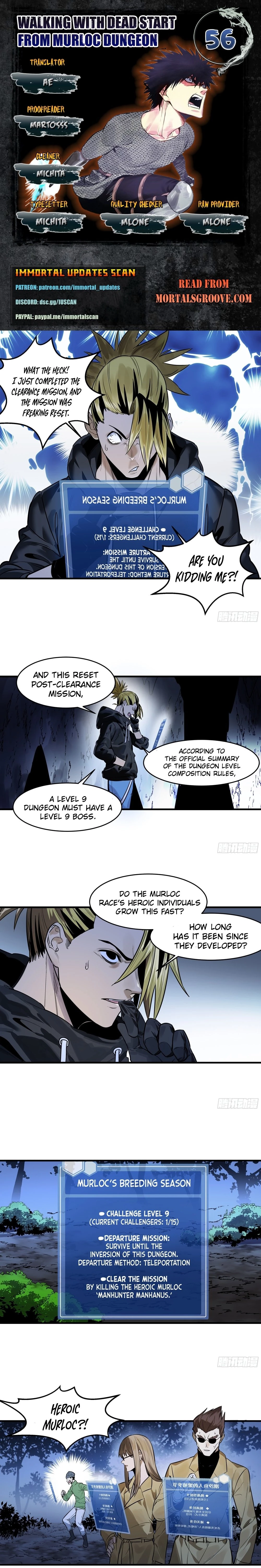 Walking with Death: Start From Murloc Dungeons Chapter 56 - 1