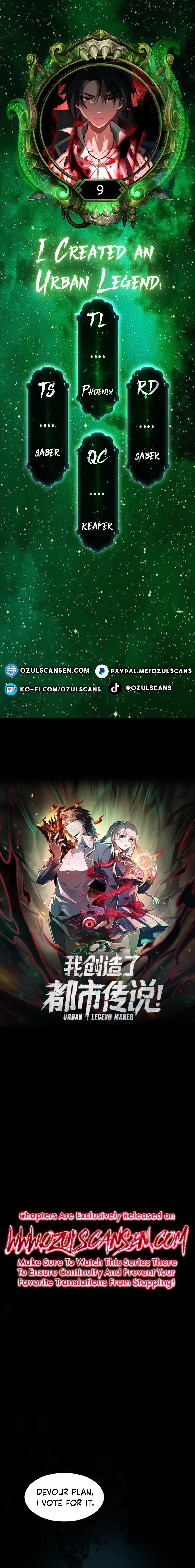 Urban Legend Maker Chapter 9 - 1