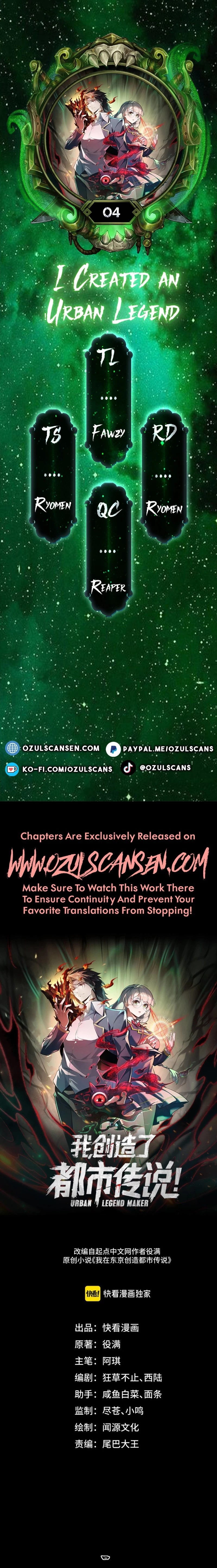 Urban Legend Maker Chapter 4 - 1