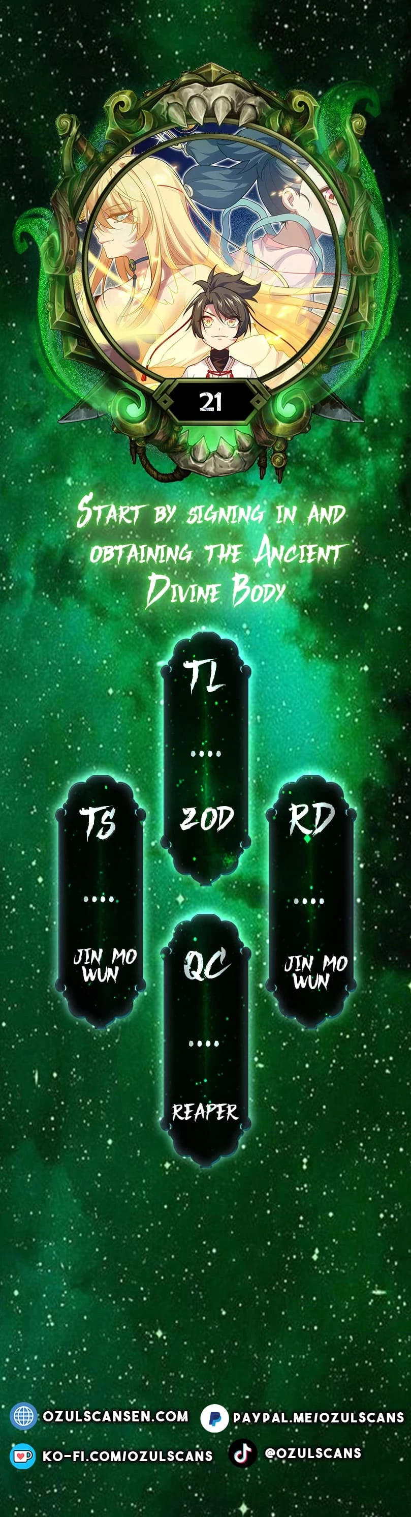 Scoring the Sacred Body of the Ancients from the Get-go Chapter 21 - 1