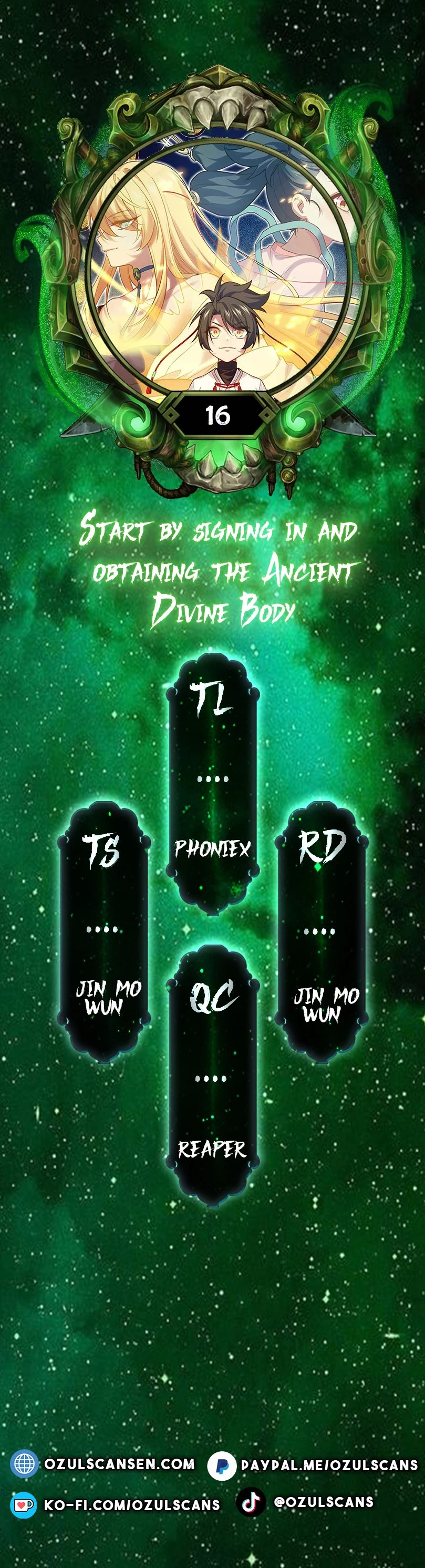 Scoring the Sacred Body of the Ancients from the Get-go Chapter 16 - 1