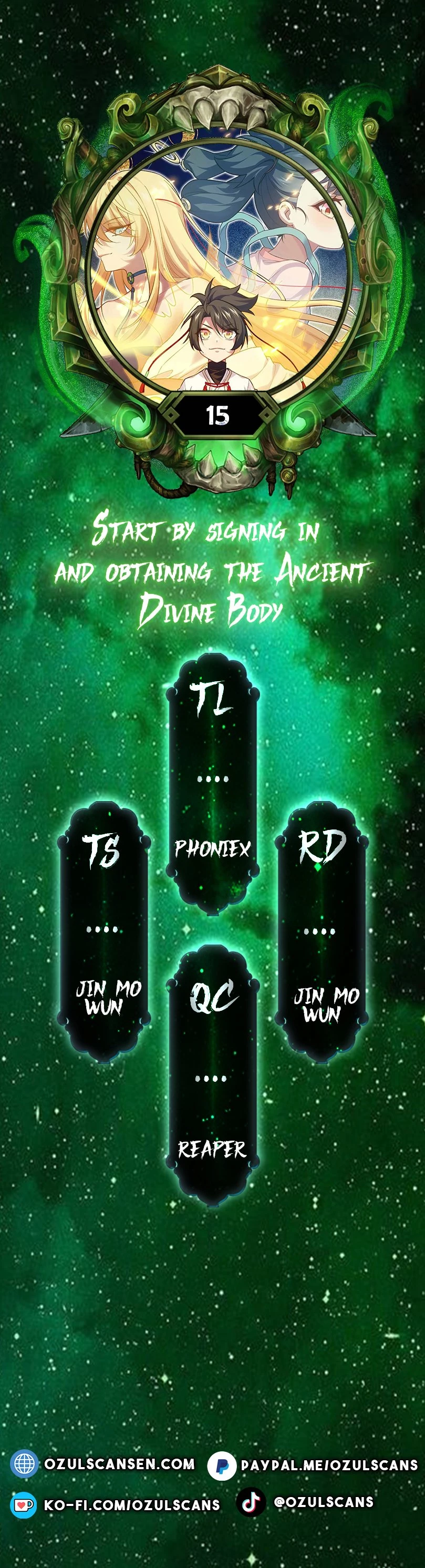 Scoring the Sacred Body of the Ancients from the Get-go Chapter 15 - 1