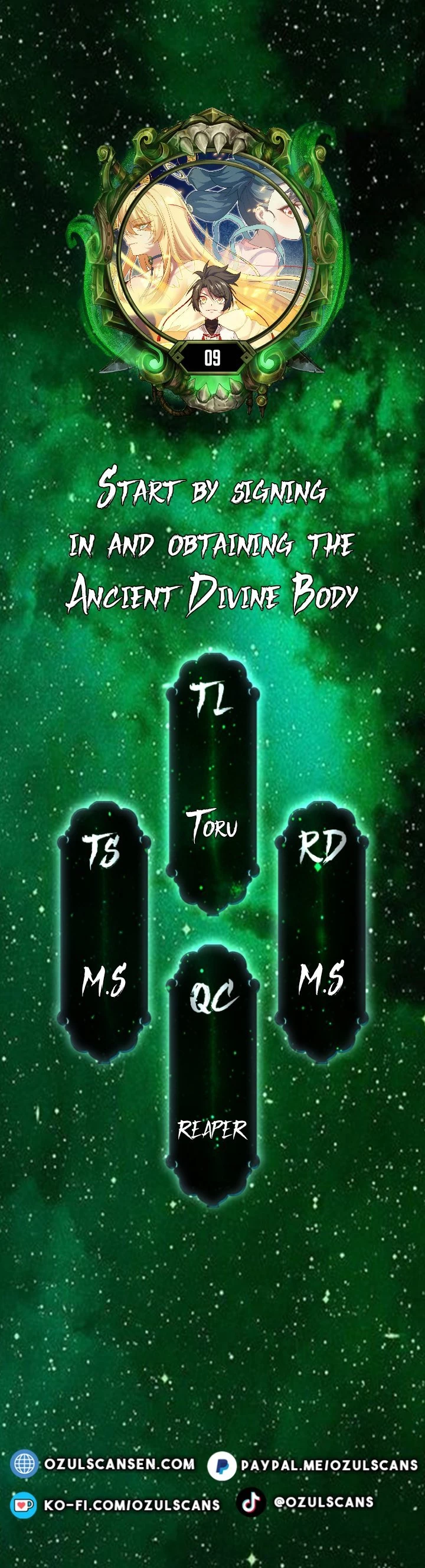 Scoring the Sacred Body of the Ancients from the Get-go Chapter 9 - 1