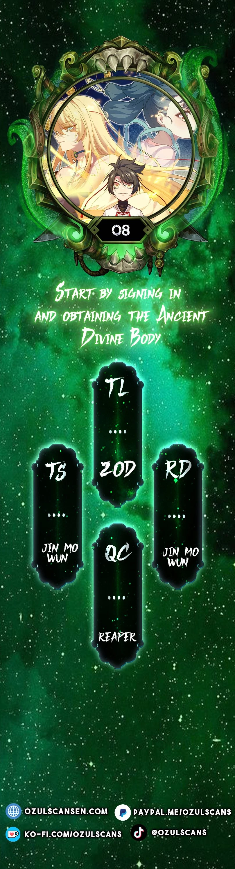 Scoring the Sacred Body of the Ancients from the Get-go Chapter 8 - 1