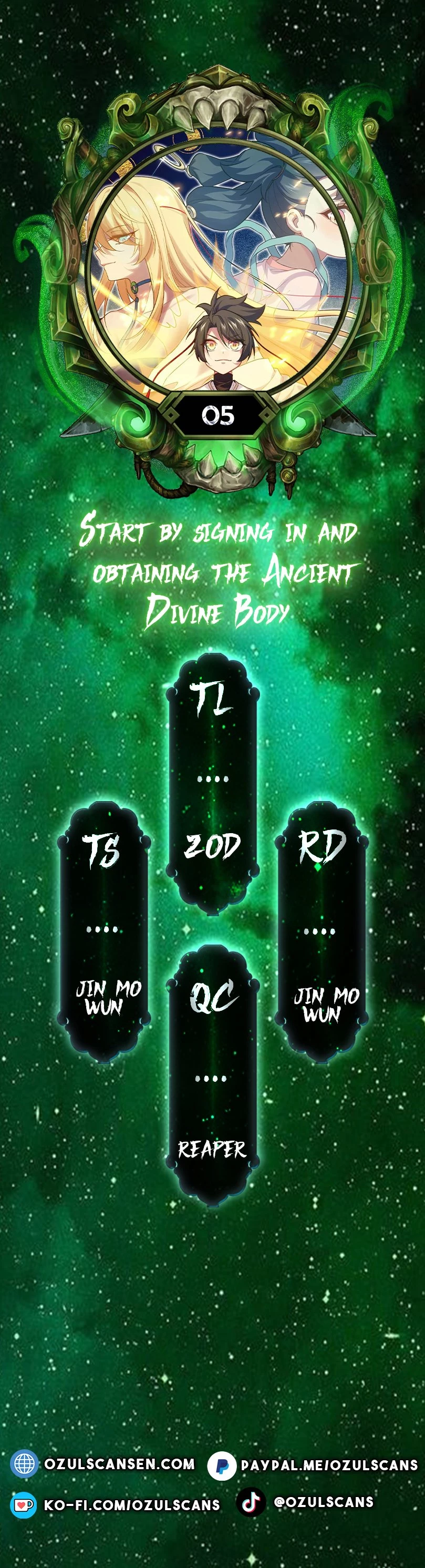 Scoring the Sacred Body of the Ancients from the Get-go Chapter 5 - 1